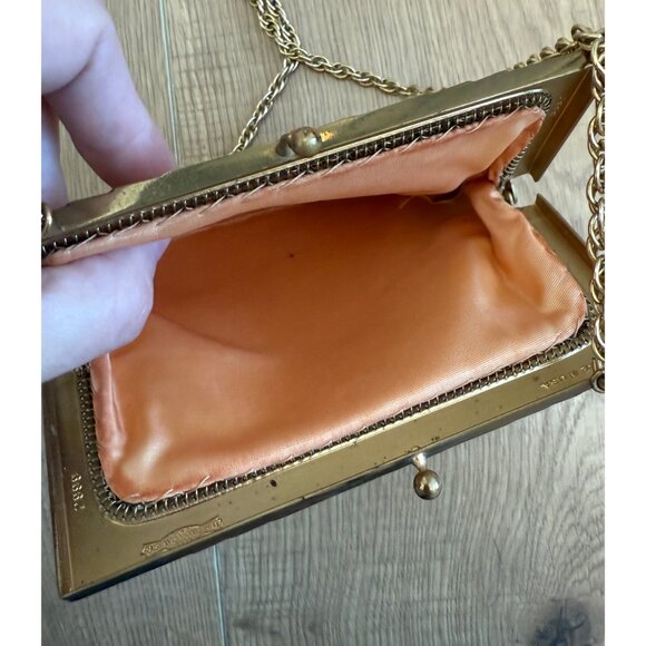 Vintage Whiting and Davis Gold Mesh handbag - Picture 3 of 4